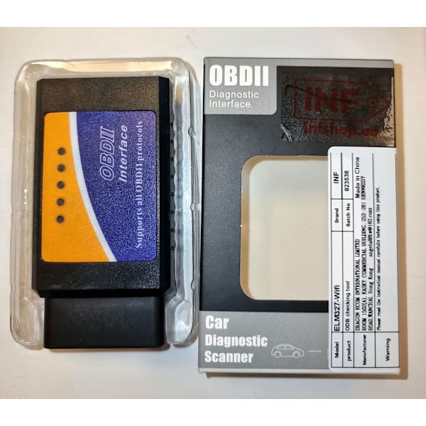 OBD II fejlkodelæser iOS/Apple/Android - WiFi