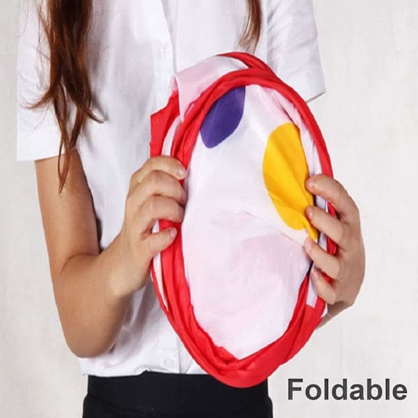 Bollhav med basketkorg, pop-up hexagon prickig barnbollspelpool