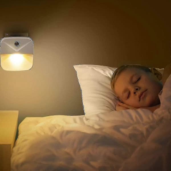 6 dele sensor natlampe intelligent LED natlampe induktion natlampe varm LED sensorlampe