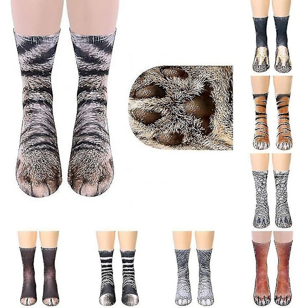 Unisex Sukat 3D Eläimen Kynnen/Kavion Simulaatio Aikuisten ja Lasten Pehmeät Mukavat