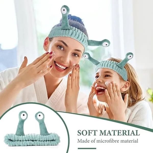 Microfiber Spa Headband - Skincare and Makeup Headband - Thick, Elastic, and Absorbent