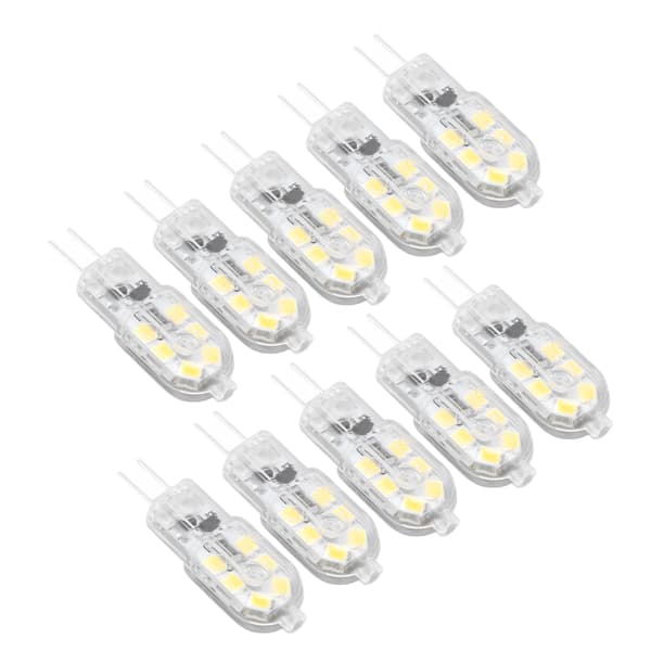 10-pack G4 LED Bulbs, Dimmable, High Brightness and CRI, Warm White [GKS]