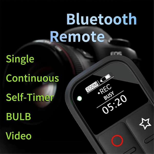 Wireless Remote Control with Screen for BR-E1 R5 R6 R7 R8 R50 R100 G7X3 G5 M50 M50M2 Camera