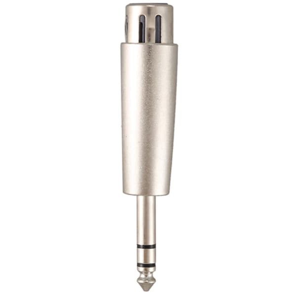 XLR til 6,3 mm LEAD Mikrofonstik Mikrofonforbindelseskabeladapter