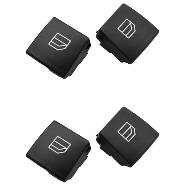 4X Hovedvindusbryter Knappdeksel for C-klasse W204 S204 W212 W246 W166 W463 E E200 E220 E250