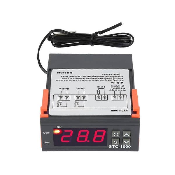 STC-1000 110-220V Digital Temperature Controller Thermostat Thermoregulator Incubator Relay LED 10A
