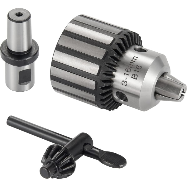 HD Chuck HEAVY DUTY 1/2\" (13mm) Magnetisk Borchuck med 3/4\" Weldon Skaft Adapter Nøkkeltype Chuck Konverteringsverktøy (B16)