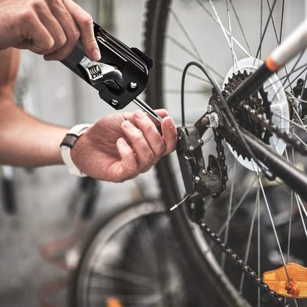 16-in-1-pyörän monitoimityökalusarjat ulkokäyttöön, MTB-pyörän korjaustyökalusarja, pyöräilytarvikkeet