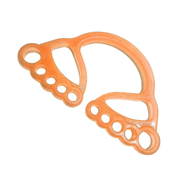 Bärbara Yoga-dragrep bröst Multifunktionella silikon träningsband Expandermotståndsband med Orange 34.5X10CM