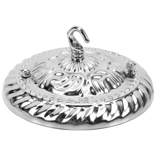 Kandelaberkrok Taklampe Holder Plate Takkrok Plate Lys Tilbehør Sølv 15x15cm Silver 15x15cm