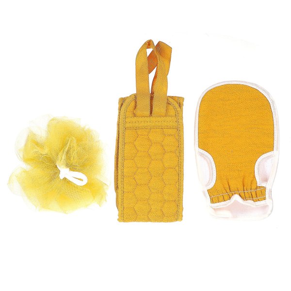 Bath Scrubber Body Bathing Accessories Shower Sponge Shower Body Scrunchies Shower SuppliesYellow85x