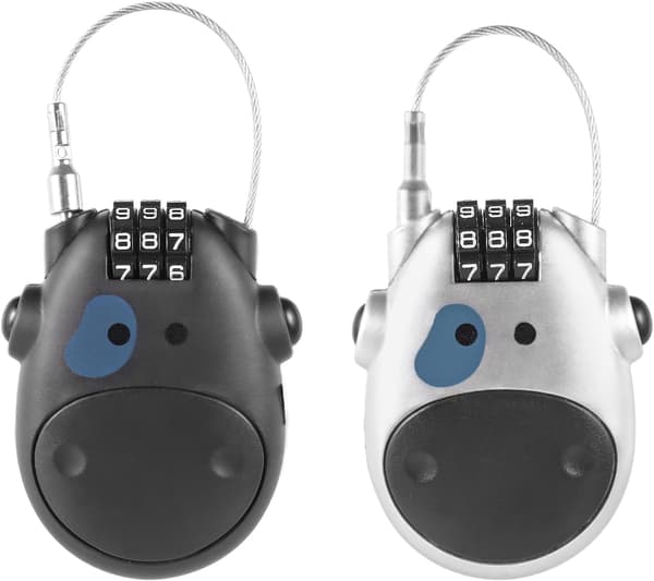 Pieces Telescopic Cable Lock, Retractable Steel Cable Lock with 3-Digit Code, Retractable Combination Lock for Luggage, Stroller, Motorcycle