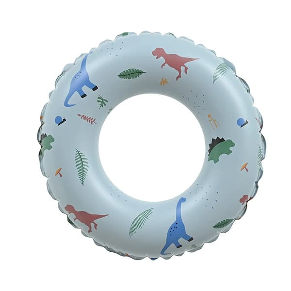73 cm Retro Dinosaur Crystal Inflatable Swim Ring, Cartoon Pool Toy