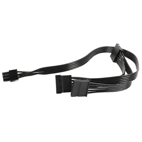 PCIe 6-pin han til 3 SATA strømforsyningskabel til Seasonic Focus-serien
