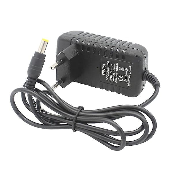 AC/DC 12V 1A Strømadapter Oplader med EU-stik til LED-lysstrimmel CCTV