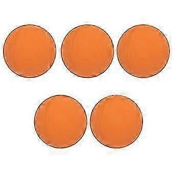 6 cm orange hoppebold, sæt med 5, sikre og miljøvenlige gummihåndtræningsbolde til børn, bærbare til swimmingpools og strande