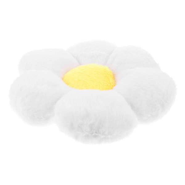 Sofa Puder Gulvpuder Siddepuder Voksne Blomst Stolpuder Stolpuder Blomst Pude Læsepuder Sofa Dekorativ Pude Hvid 30X30CM White 30X30CM