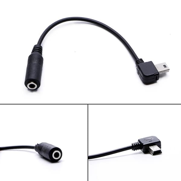 3,5 mm Mini USB Mikrofonadapterkabel til Hero 3 4 Kamera