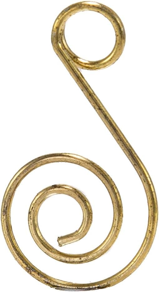 Kurt Adler 3,17 cm Ornamentkrok, Gull, Sett med 50