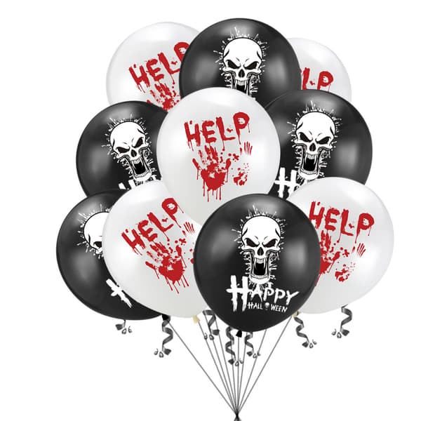 39 delar läskiga Halloween-festdekorationer inklusive Hallowe