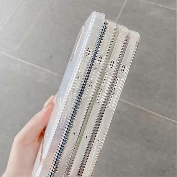 Elektrobelagt TPU-teksturert deksel til iPhone 15