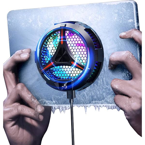 iPad Cooler, Tablet Cooling with Temperature Display, Compatible with iPad/Surface Pro/Samsung Tab and Steam Deck