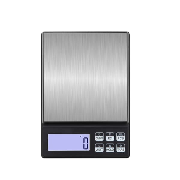 Digitalvåg köksvåg 3 kg/0,1 g Silver