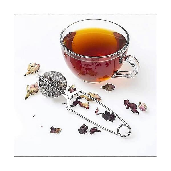 12 pcs Tea Strainer, Premium Stainless Steel Tea Strainer with Handle for Loose Leaf Tea Fine Mesh Tea