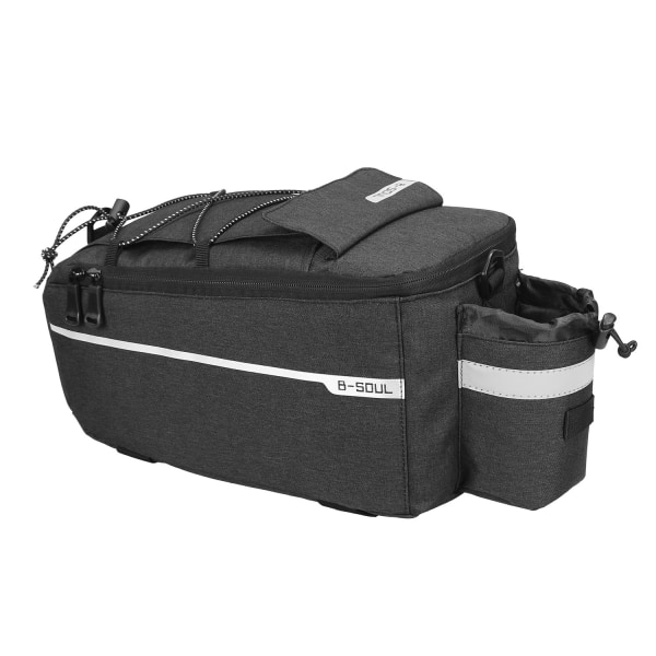 MTB-takalaukku, sähkötoiminen taitettava hyllylaukku, ratsastusvälineet, kamelilaukku, tarvikkeet, takapenkkilaukku, musta, 38*15,5*18cm