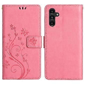 För Samsung Galaxy S24 FE Fodral PU Läder Plånboksfodral med Rem Style E Style E