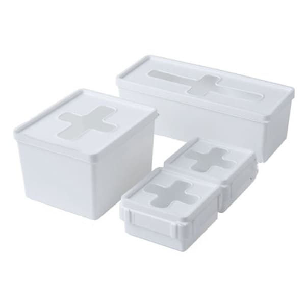 3-piece set with lid classification Cross Desk Storage Miscellaneous Virtual Jewelry Tissue Box Storage Box