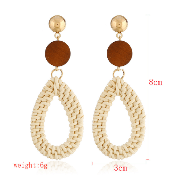 5 par lange frynserør Statement Bohemian Håndlagde Drop Dangle Ørepynt for Kvinner Jenter - Håndlagde Perle Statement Ørepynt