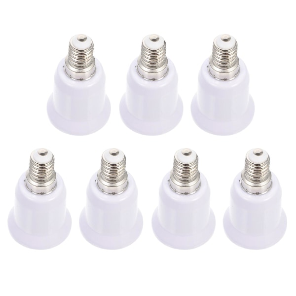 7 st LED-lampor Pendellampa Sockel Lampa Lampadapter Pendellamphållare LampomvandlareVit6.5X3. White 6.5X3.8X3.8CM