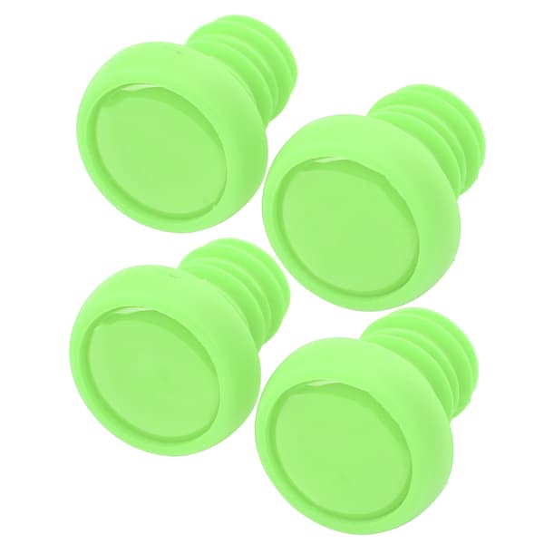 ZTTO Grønne Cykelstyr Endepropper Polyester Gummi Cykeltilbehør