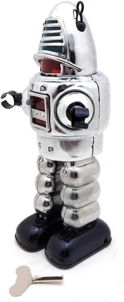 Planet Robot Optrækkeligt Legetøj, Urværk Gående Alien Legetøj, Tinlegetøj til Voksne