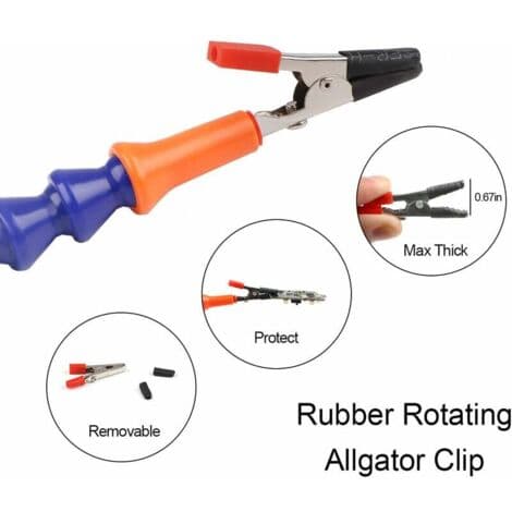 Multifunctional Third Hand Support for Electronics and Soldering Work (5 cm Clamp, Flexible Arms with 3X Magnifying Glass)