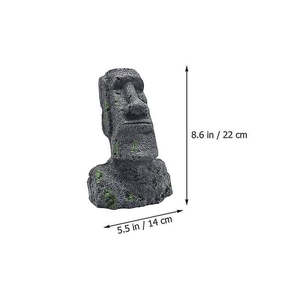 3 kpl Akvaario Moai Patsaita