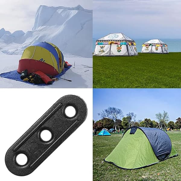 10 st trehåls campinglinspännare, tältlinor b