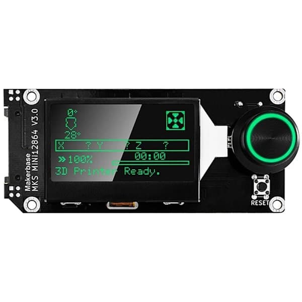 MKS Mini12864 V3 Indsæt SD-kort Side LCD Smart Display Skærm 3D-printerdele til MKS Nano V2/3 GenL Mini 12864