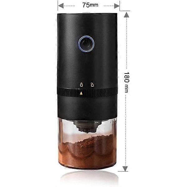 Portable Electric Coffee Grinder, USB Rechargeable Electric Mini Coffee Grinder with Multiple Grinding Settings
