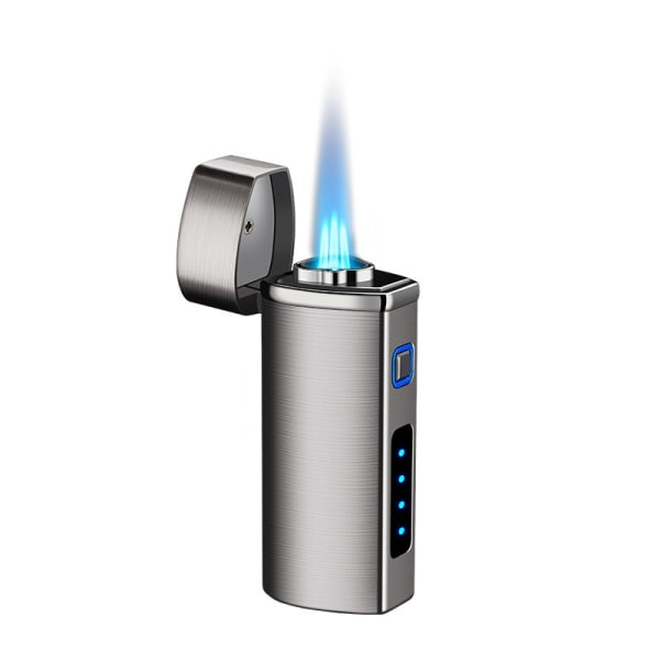 Vindtät Torch Lighter Single Jet Flame Cigar Lighter Butan Refillable Gas Lighter för camping