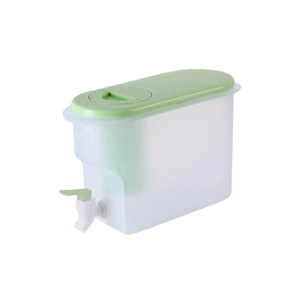 3,5 l Stor Kapacitet Plastik Drikkedispenser, Drikkedispenser Med Hane Is Limonade Juice Beholder