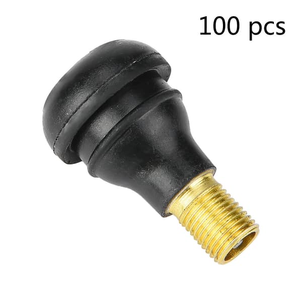 100 Pcs Car Motorcycle Universal Replacement Snap-in Tire Valve (TR412)