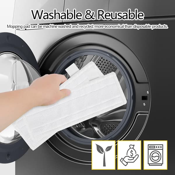 Microfiber Cleaning Cloths for Karcher Easyfix SC2 SC3 SC4 SC5 Steam Cleaners (White Cloths - 4 pcs)