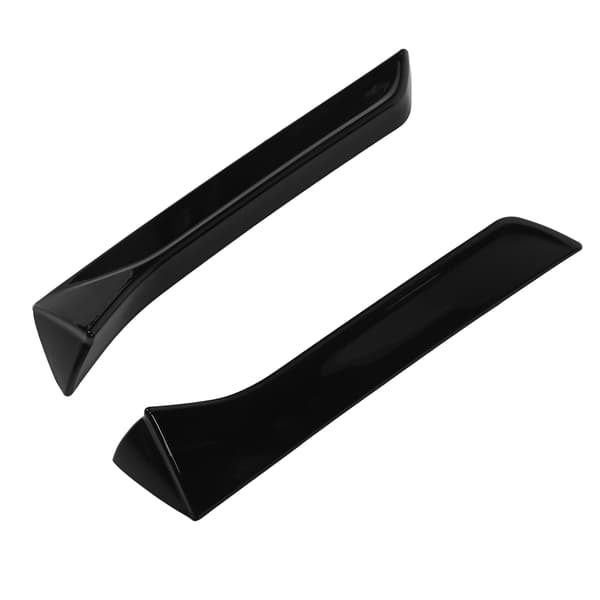 2 pcs Rear Window Side Spoiler Wing External Trim Left Right Replacement for SEAT LEON 5F FR Mk3 MK3.5 2013‑2021 Gloss Black