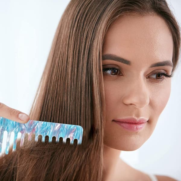2-Piece Wide Tooth Comb Set, Large Detangling Comb No Handle