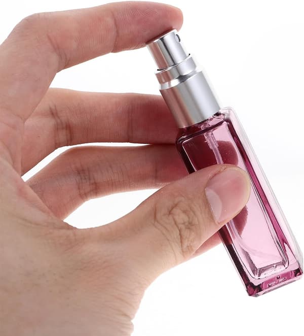 3-pack glasparfym 10 ml påfyllningsbara sprayflaskor för resor