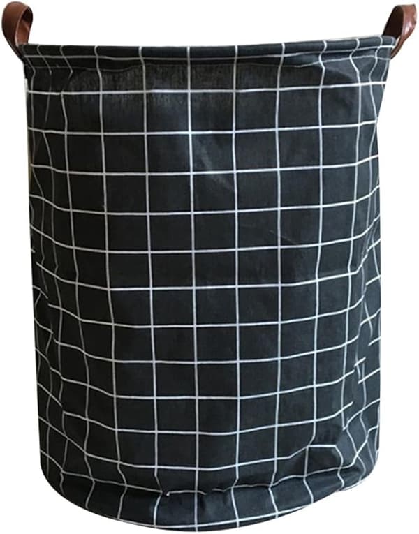 Foldable Storage Basket with Handles Laundry Hamper for Clothes Toy Storage Household Organizer