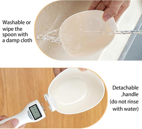 ®RisingFF Digital matvåg, 800g/0,1g noggrannhet, med LCD-display