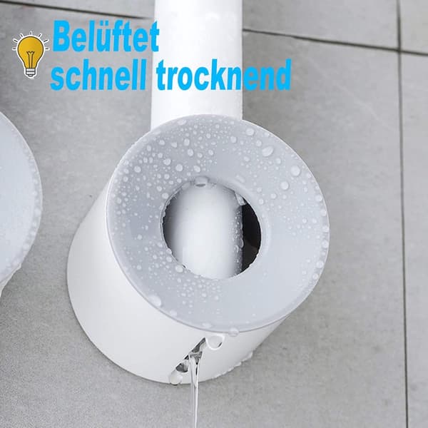 Electric Toothbrush Holder - Grey - 2-pack - Strong Adhesive Wall Mount - Fits All